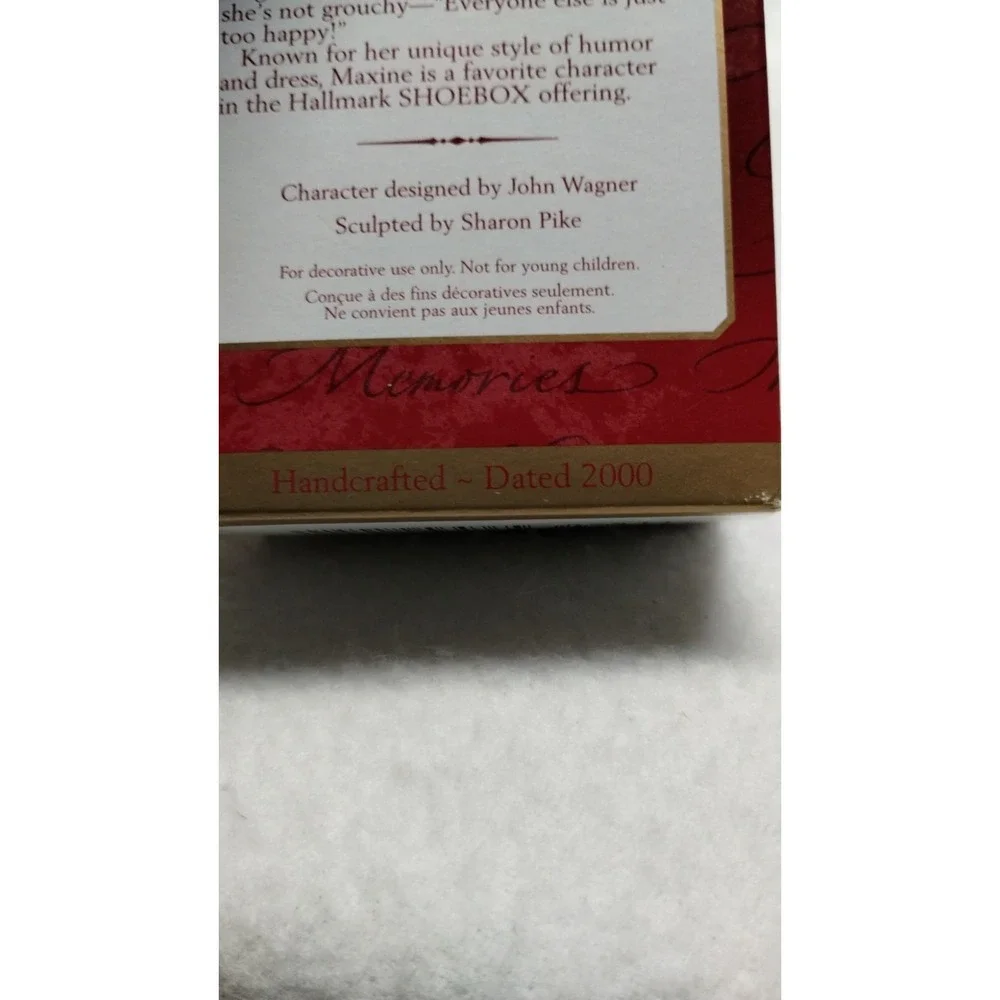 Hallmark Keepsake Maxine Self-Portrait‎ Ornament Christmas Tree Decoration